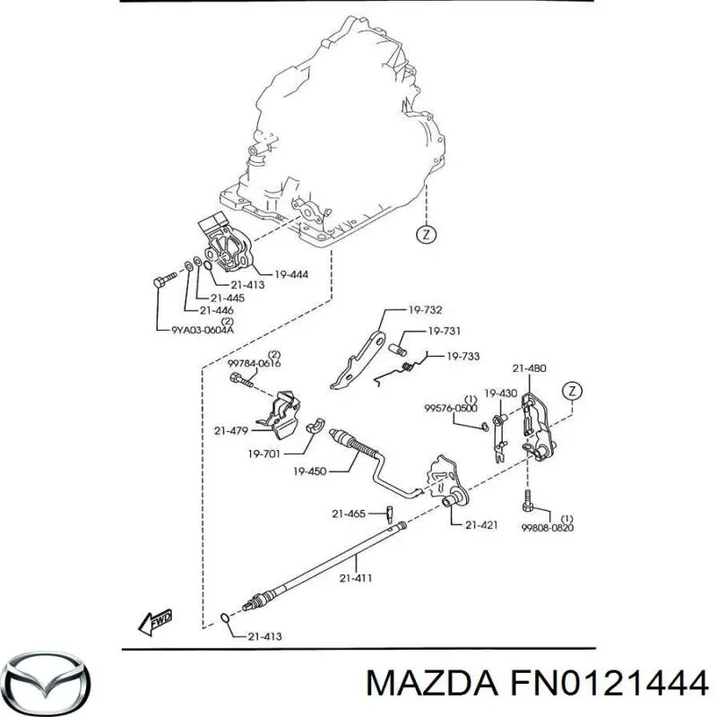 Купить FN0121444 Mazda 