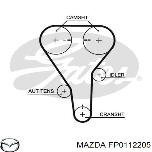 Купить FP0112205 Mazda Ремень газораспределительного механизма