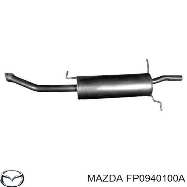 Глушитель задний FP0940100A Mazda