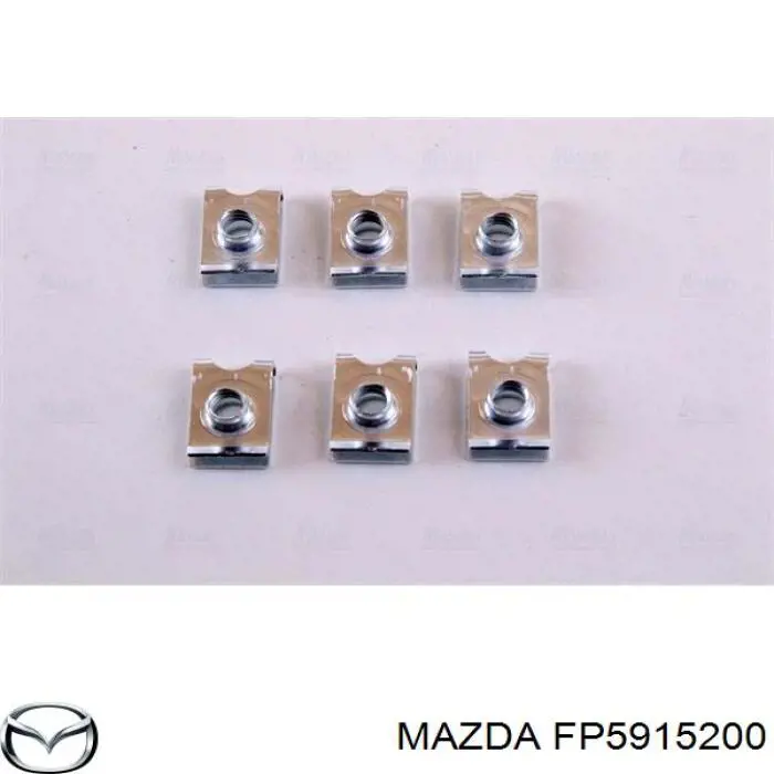 FP5915200 Mazda radiador de esfriamento de motor