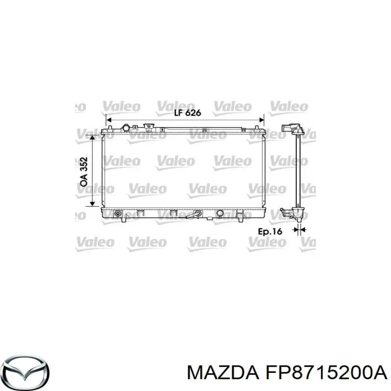 FP8715200A Mazda радиатор