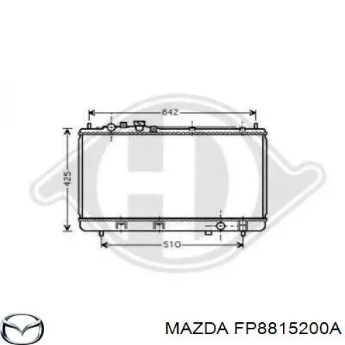 Радиатор охлаждения двигателя Mazda FP8815200A цена, от 75.25 USD