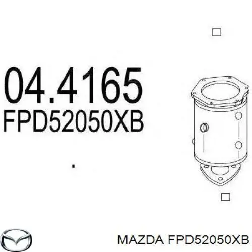  Катализатор Mazda Premacy 