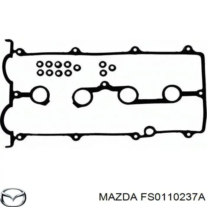 Vedante da tampa de válvulas de motor, anel para Mazda MPV (LW)