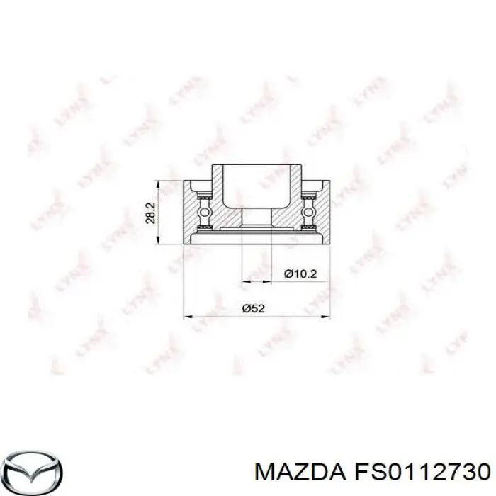 Паразитный ролик ГРМ FS0112730 Mazda