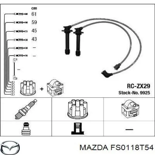 FS0118T54 Mazda 