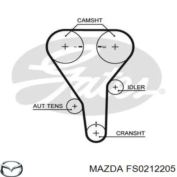 FS02-12-205 Mazda ремень грм