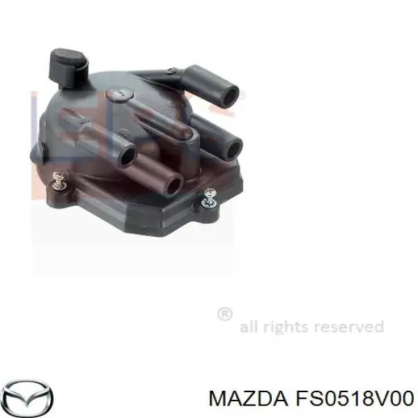 Крышка распределителя зажигания (трамблера) Mazda FS0518V00