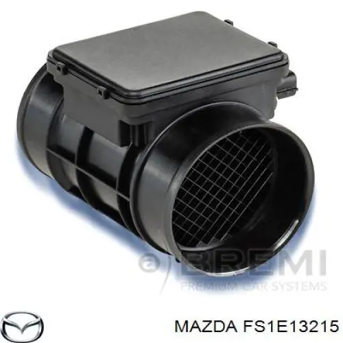 FS1E13215 Mazda sensor de fluxo (consumo de ar, medidor de consumo M.A.F. - (Mass Airflow))