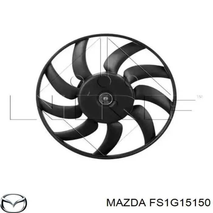 Диффузор радиатора охлаждения в сборе с мотором и крыльчаткой Mazda FS1G15150 цена, от 126.69 USD