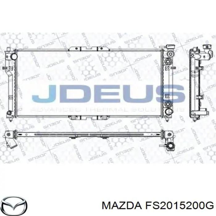 Радиатор FS2015200G Mazda