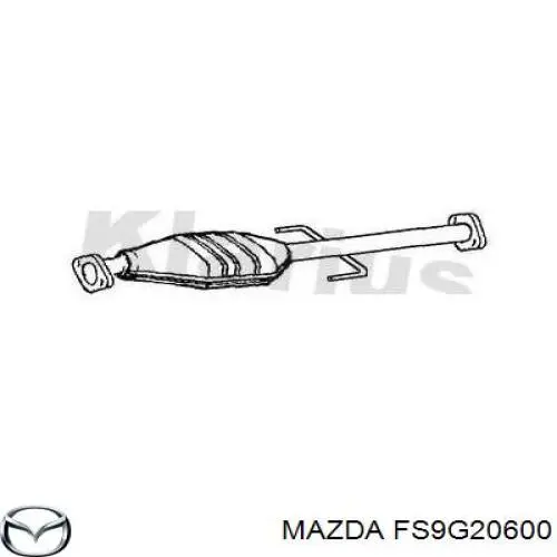 Каталитический нейтрализатор отработавших газов Mazda FPF920600 цена, от 281.97 USD