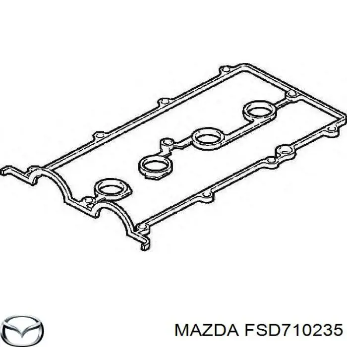 Прокладка клапанной крышки двигателя Mazda FSD710235