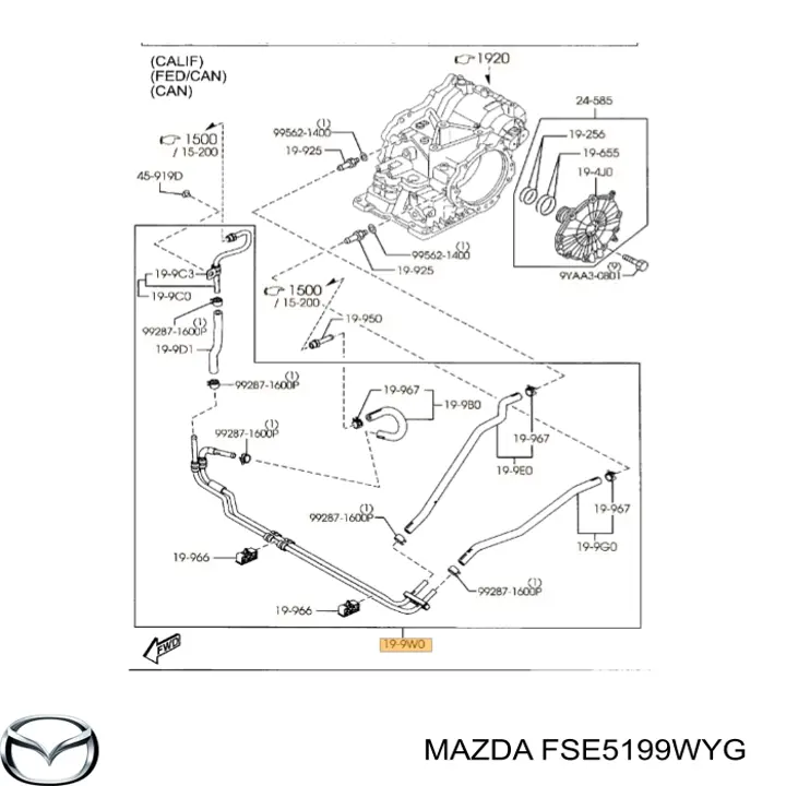 FSE5199WYG Mazda 