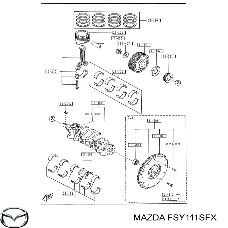 FSY111SFX Mazda 