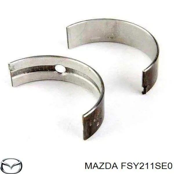Вкладыши коленвала шатунные, комплект, стандарт (STD) на Mazda 323 S VI 