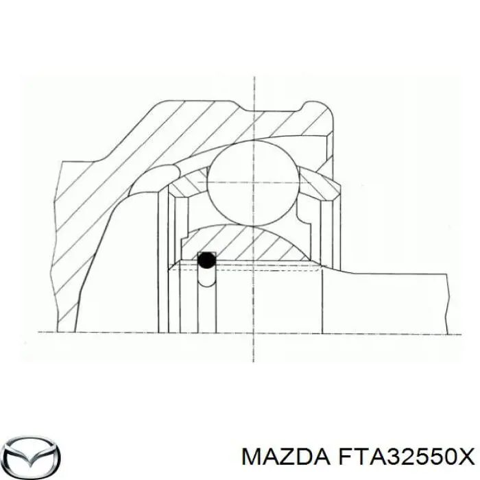 Граната колесная Mazda FTA32550X цена, от 91.56 USD