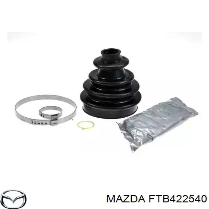 Bota de proteção interna de junta homocinética do semieixo dianteiro para Mazda CX-5 (KE)