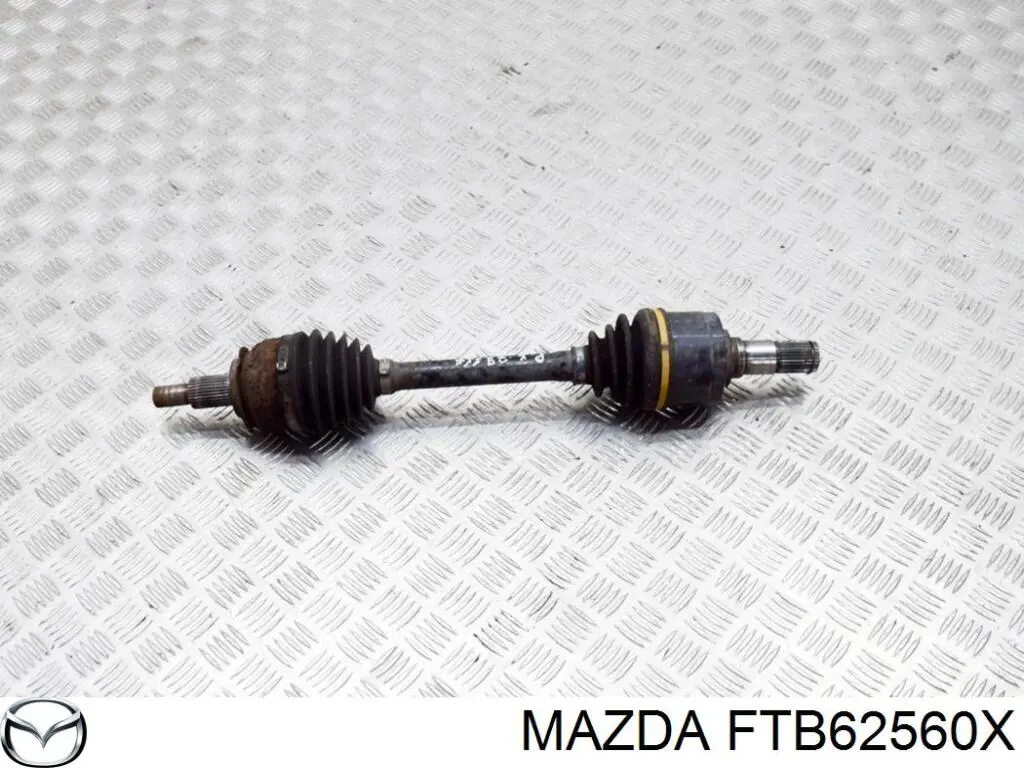 Árbol de transmisión delantero izquierdo FTB62560X Mazda