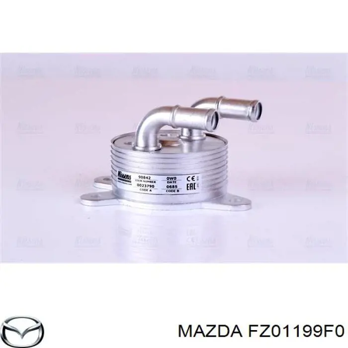 FZ01199F0 Mazda radiador de esfriamento, caixa automática de mudança