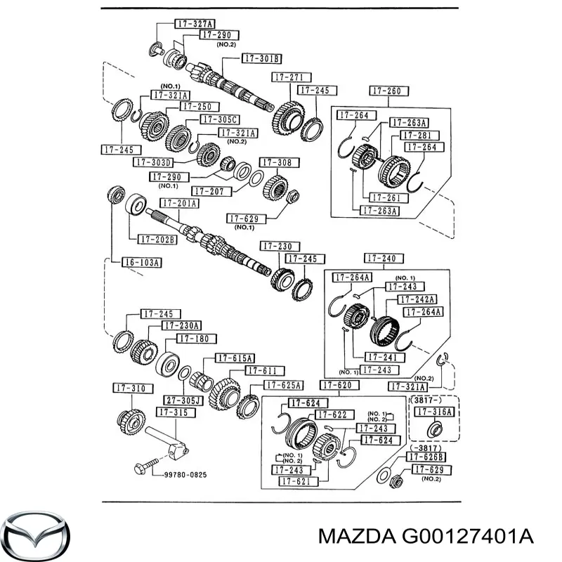 G00127401A Mazda 