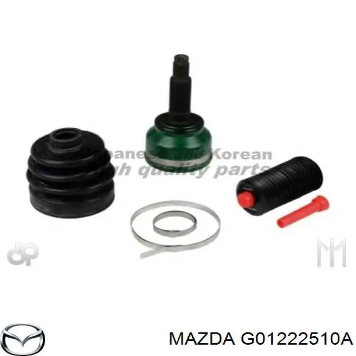 Полуось (привод) передняя правая G01222510A Mazda