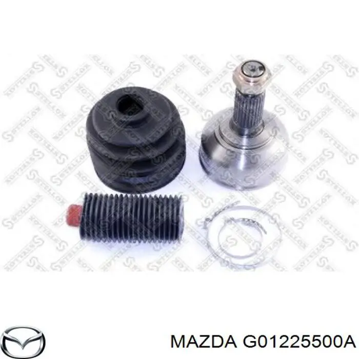 Junta homocinética exterior delantera G01225500A Mazda