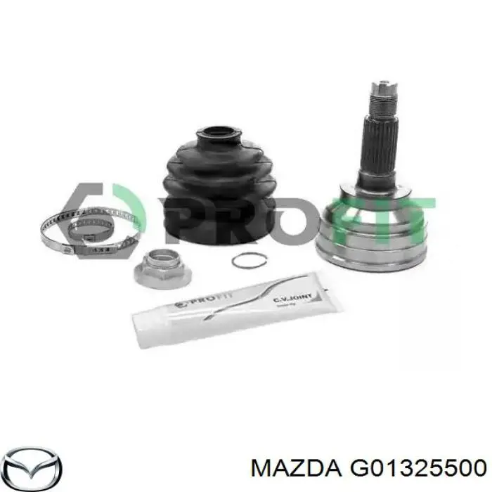 Полуось передняя, правая на Mazda 626 III GD