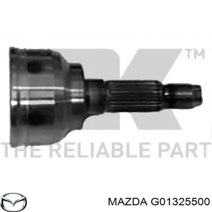 G013-25-500 Mazda полуось (привод передняя правая)