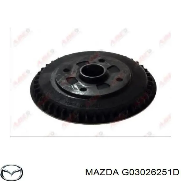 Купить G03026251D Mazda Тормозной барабан