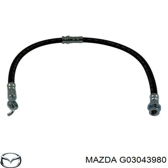 Шланг тормозной передний Mazda G03043980