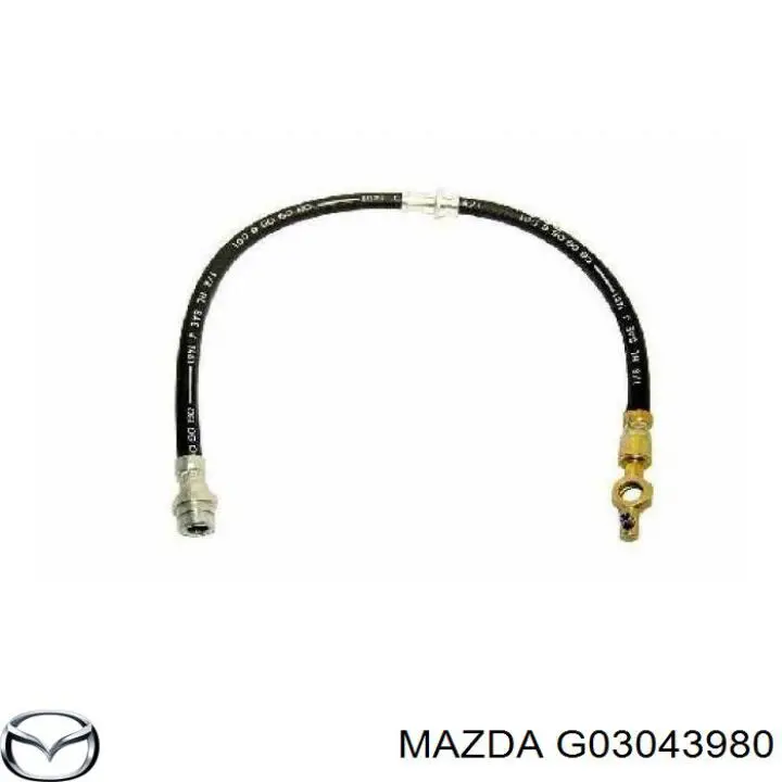 Шланг тормозной передний Mazda G03043980 цена, от 10.57 USD
