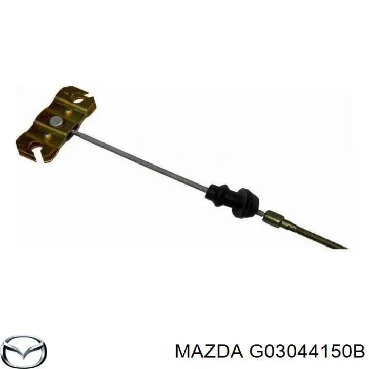 Трос ручного тормоза передний Mazda G03044150B
