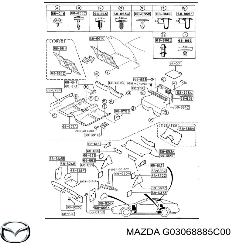  G03068885C00 Mazda