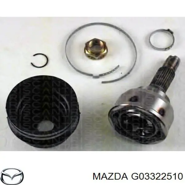 Граната колесная Mazda G03322510 цена, от 21.70 USD