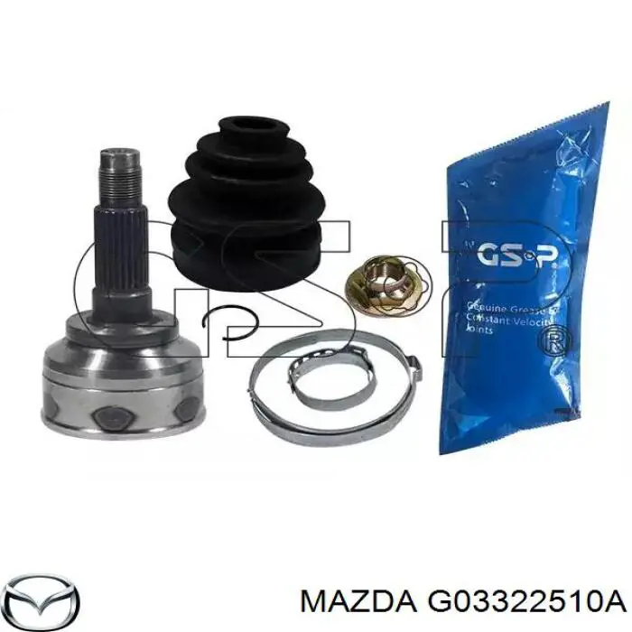 Купить G03322510A Mazda Внешняя граната