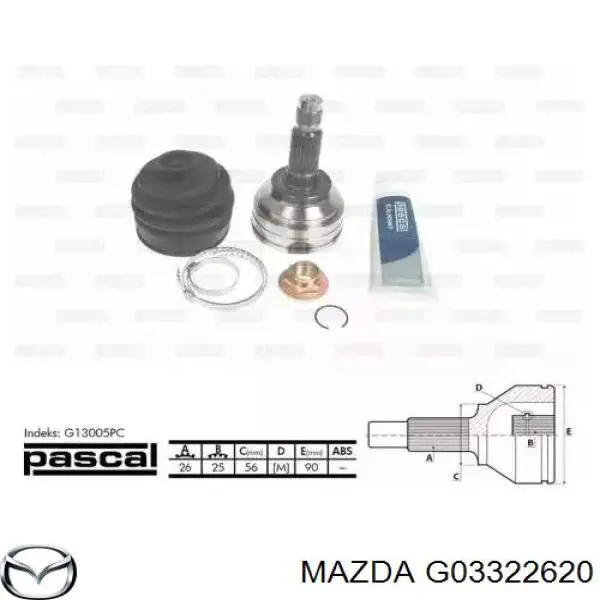 G03322620 Mazda