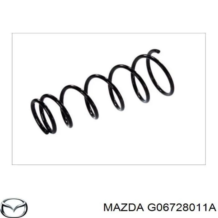 Задняя пружина G06728011A Mazda