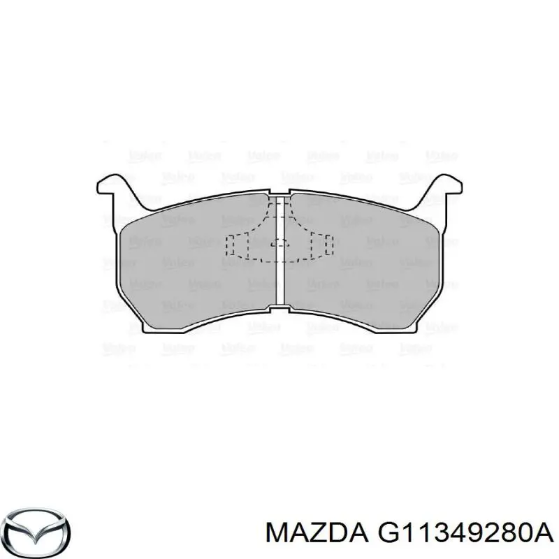 Купить G11349280A Mazda Колодки тормозные
