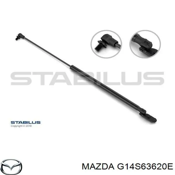 Амортизатор багажника G14S63620E Mazda