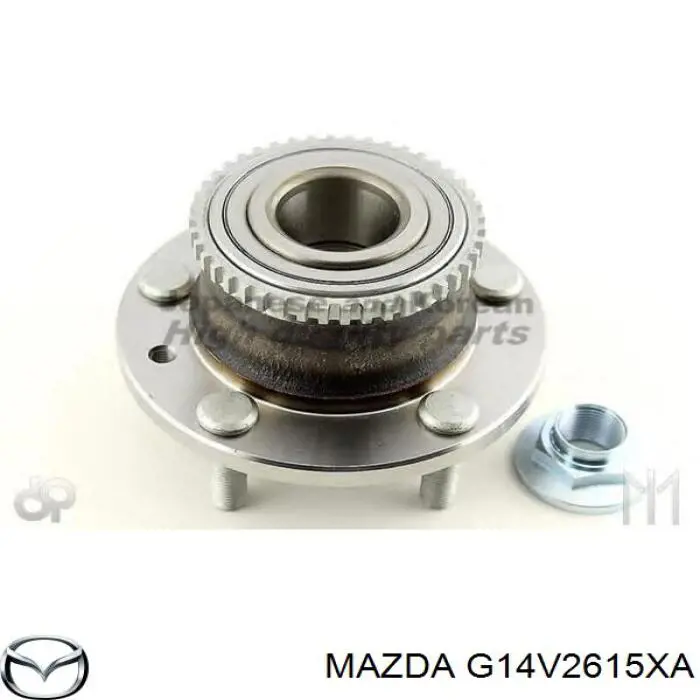G14V2615XA Mazda cubo traseiro