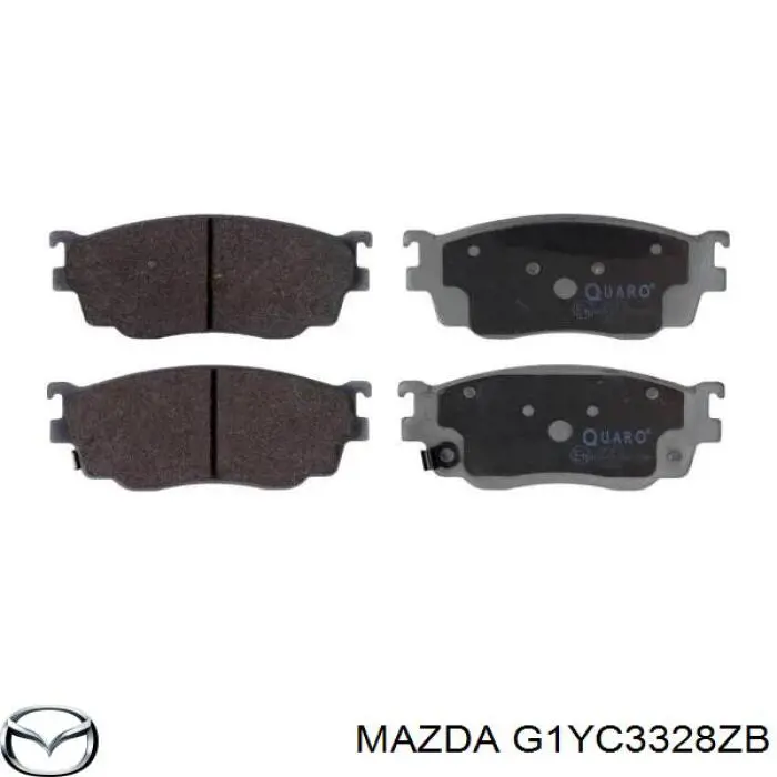 G1YC-33-28ZB Mazda колодки тормозные передние дисковые