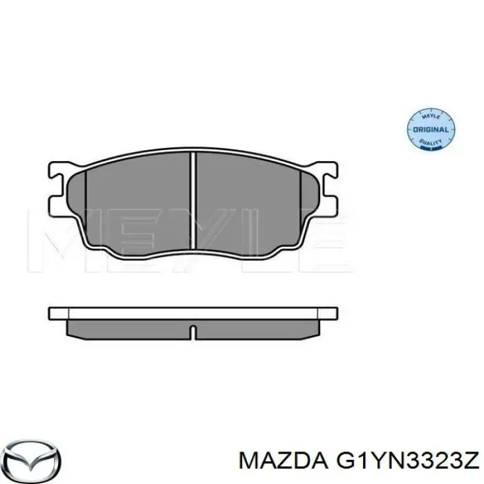 Купить G1YN3323Z Mazda Колодки тормозные