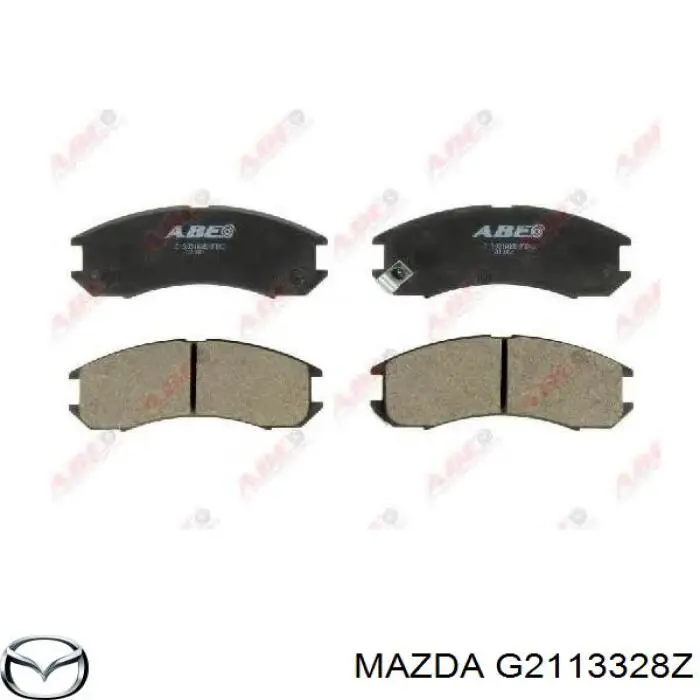 G2113328Z Mazda передние тормозные колодки