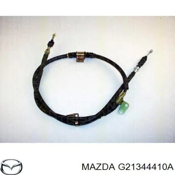 G21344410E Mazda трос ручного тормоза задний правый