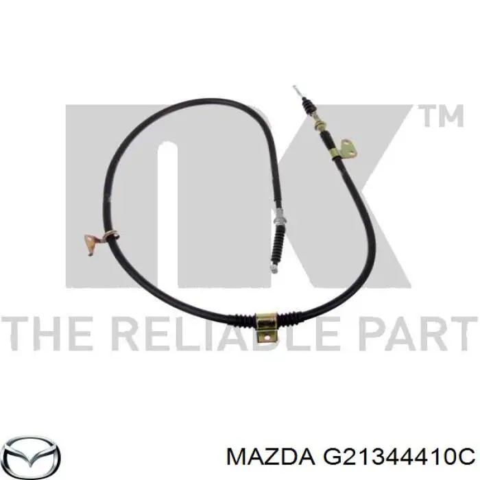 Задний правый трос ручника G21344410C Mazda