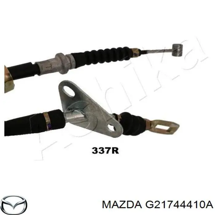 Задний правый трос ручника G21744410A Mazda