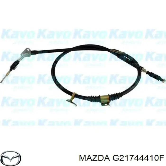 G21744410F Mazda Трос ручного тормоза задний, правый