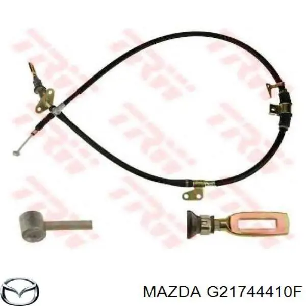 Трос стояночного тормоза задний правый Mazda G21744410F цена, от 25.85 USD