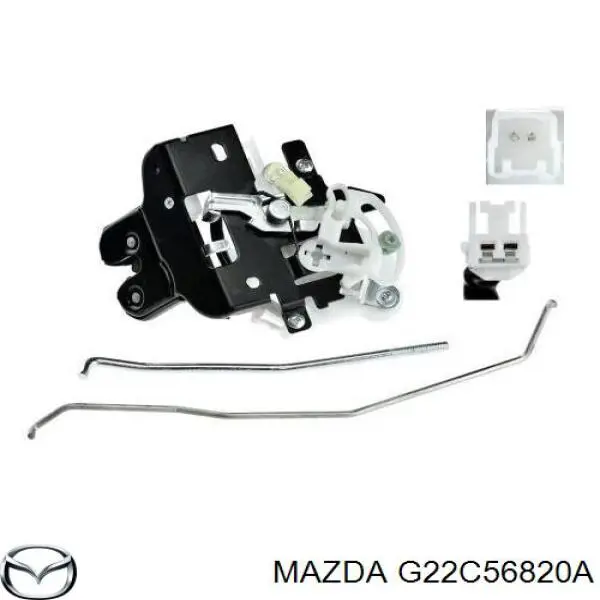 Fecho de tampa de porta-malas (de 3ª/5ª porta traseira) para Mazda 6 (GG)